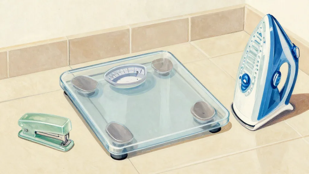Se fabricaron básculas de baño transparentes: la moda que enseñaba que dentro no había nada